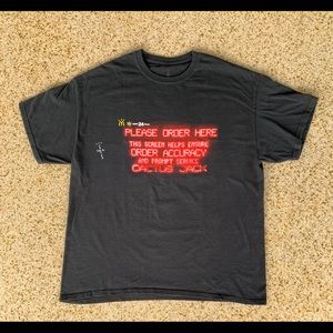 Travis Scott McDonalds “Night Crawler” T-shirt